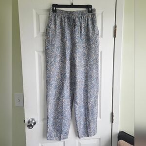 Melrose Studio ✨️ Silk Floral Women's Pants Size M
